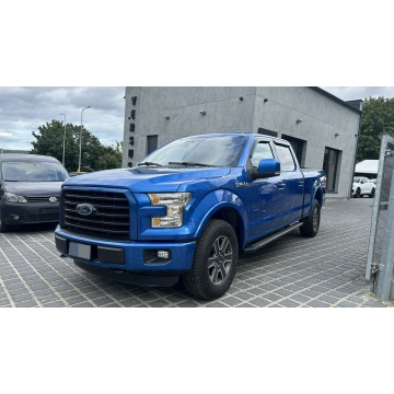 Ford F150 - XLT 5.0 V8 395 KM Skóry El. fotele Kam cof. Podgrz fotele Czarny sufit