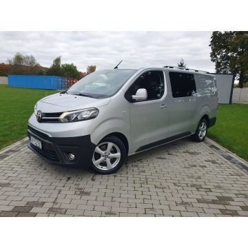 Toyota ProAce - 2.0d 150KM Maxi Long 5osobowa Salon PL Brygadówka Raty Zamiana
