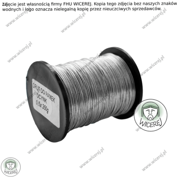 Drut pszczelarski do ramek 0,5mm - 0,25kg Ocy... - Pozostałe artykuły do... - Jaśliska - zdjęcie 1