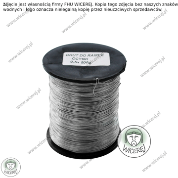 Drut pszczelarski do ramek 0,5mm - 0,5kg Ocyn... - Pozostałe artykuły do... - Jaśliska - zdjęcie 4