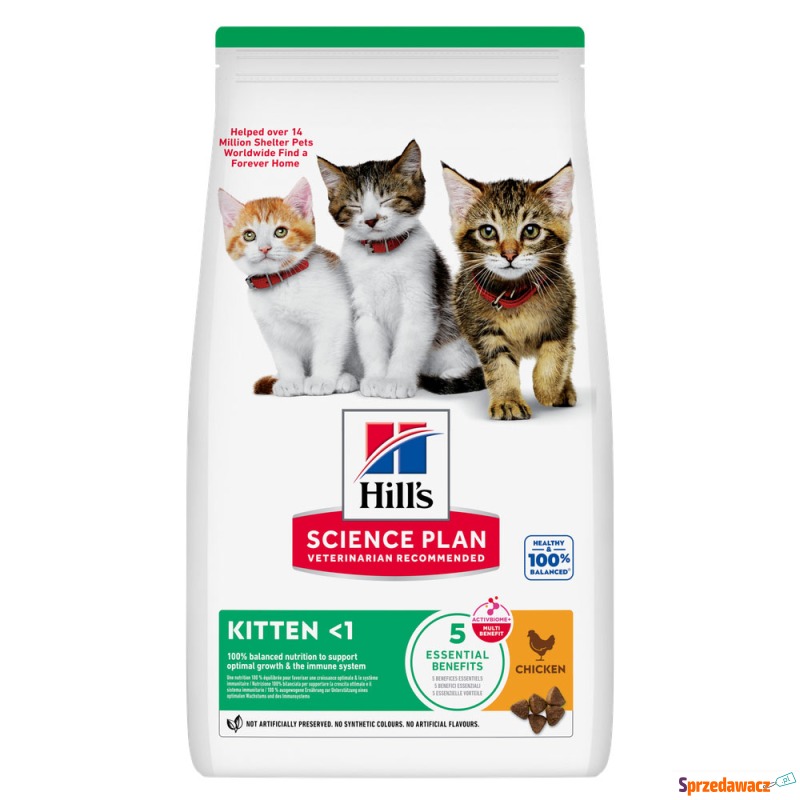 Hill's Science Plan Kitten, kurczak - 1,5 kg - Karmy dla kotów - Legnica