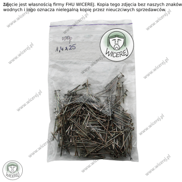 Gwoździe do zbijania ramek 1,4 x 25mm - 100g stal... - Pozostałe artykuły do... - Jaśliska - zdjęcie 3