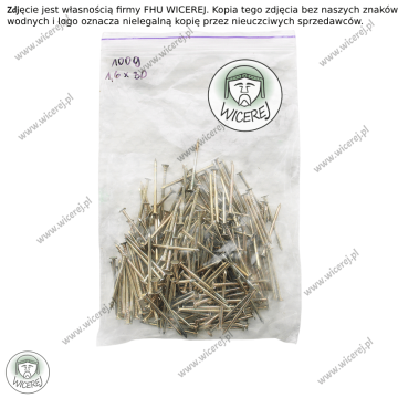 Gwoździe do zbijania ramek 1,6 x 30mm - 100g stal... - Pozostałe artykuły do... - Jaśliska - zdjęcie 2