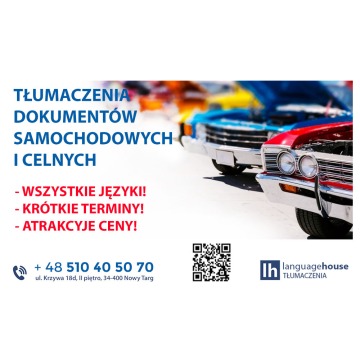 Tłumaczenia dokumentów samochodowych i celnych z USA