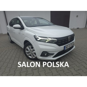 Dacia Logan - 1,0Turbo+Gaz. Salon PL.Kam.Cof.1Właściciel.Tempomat.Ledy.Klimatyzacja.