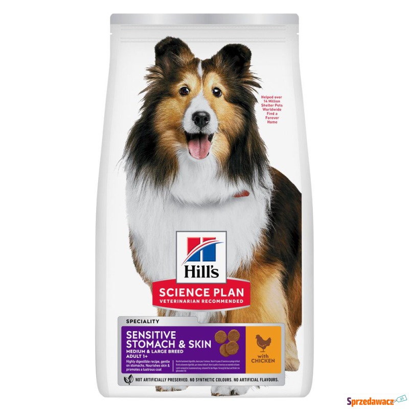 Hill's Science Plan Sensitive Stomach & Skin Adult... - Karmy dla psów - Przemyśl