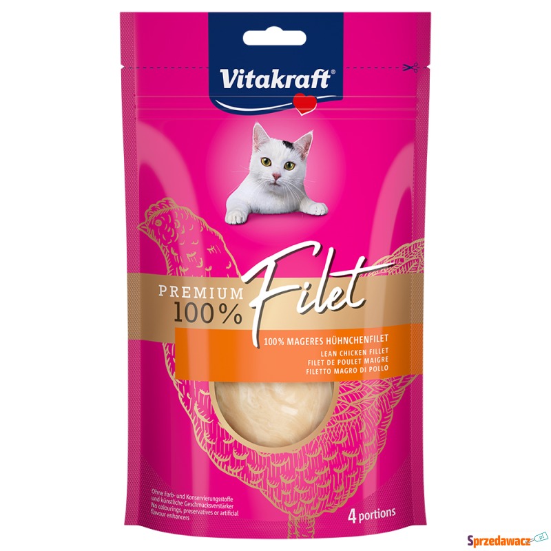 Vitakraft Premium Filet - Kurczak, 70 g - Przysmaki dla kotów - Wrocław