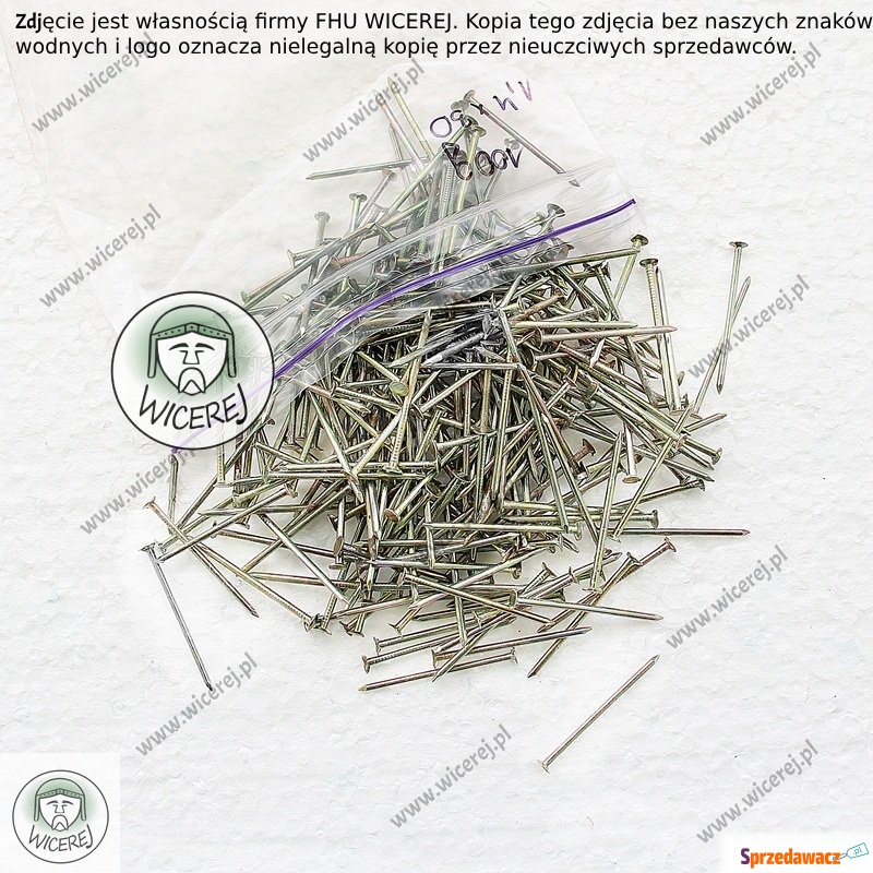 Gwoździe do zbijania ramek 1,4 x 30mm - 100g stal... - Pozostałe artykuły do... - Jaśliska