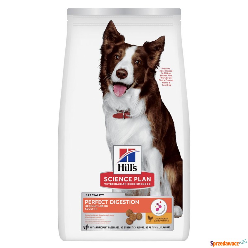 Hill's Science Plan Perfect Digestion Adult 1+... - Karmy dla psów - Żory