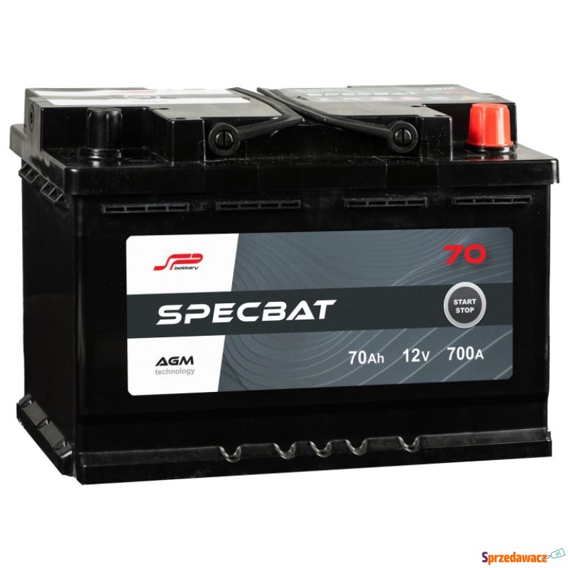 Akumulator Specbat AGM Start&Stop 70Ah 700A - Akumulatory - Ełk