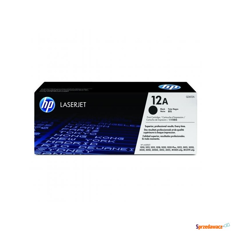 Oryginalny toner HP 12A czarny...