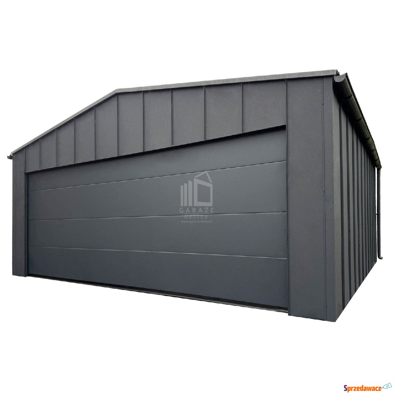Garaż blaszany Premium 6x5,8 Brama...