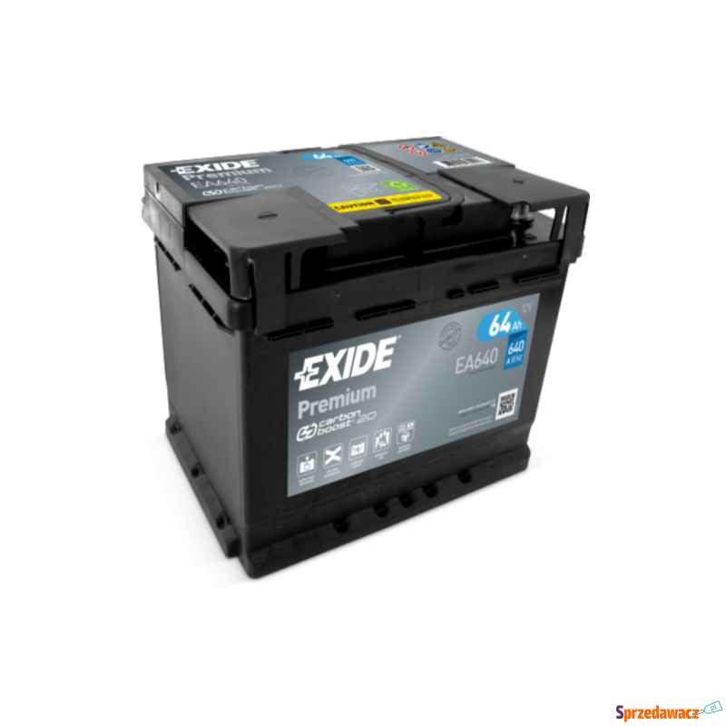 Akumulator 64Ah 640A EN Exide Premium