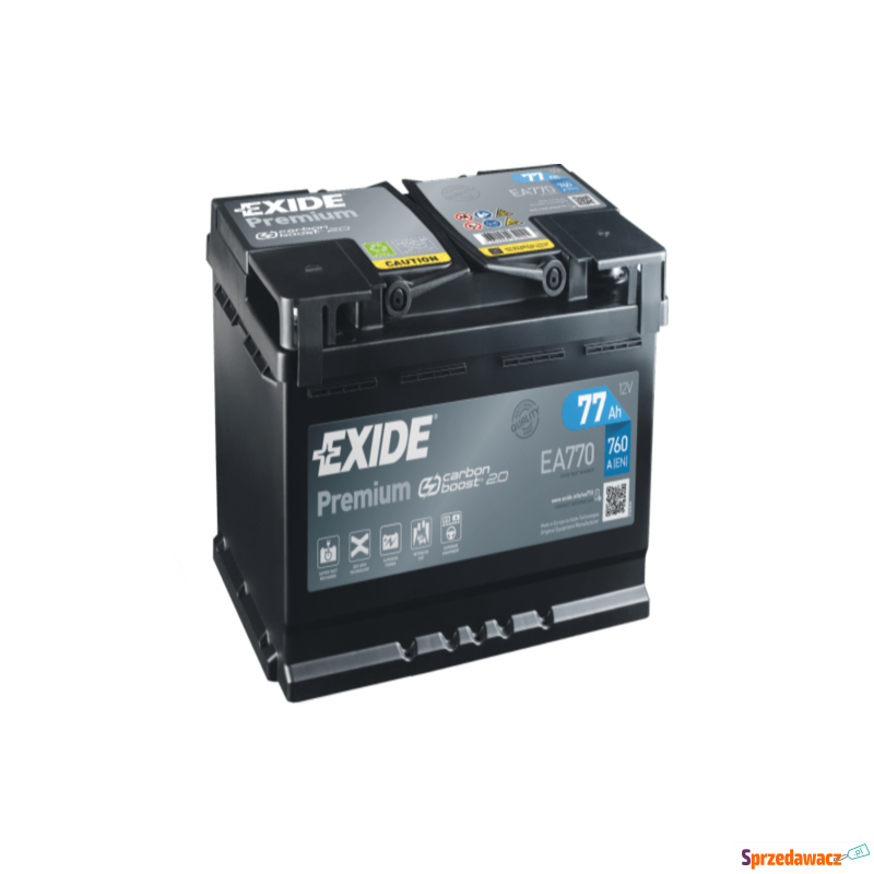 Akumulator 77Ah 760A EN Exide Premium