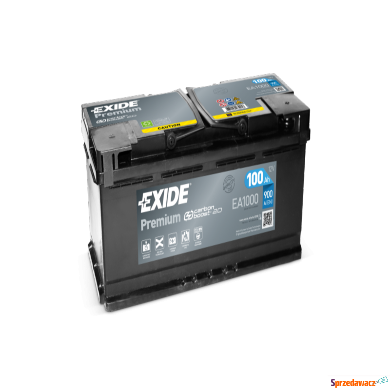Akumulator 100Ah 900A EN Exide Premium - Akumulatory - Wiązowna