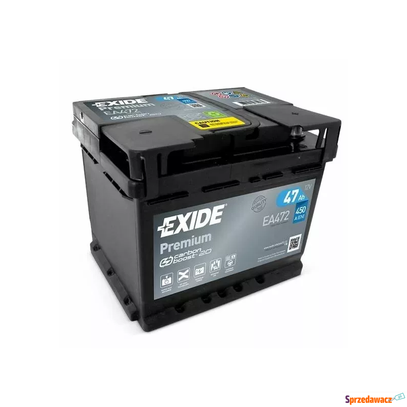 Akumulator 47Ah 450A EN Exide Premium - Akumulatory - Warszawa