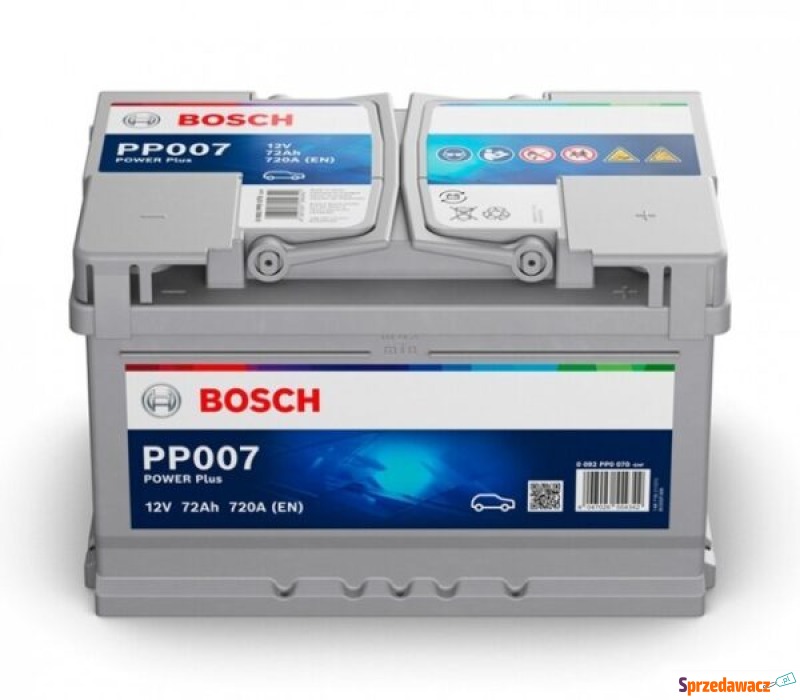 Akumulator 72Ah 720A EN Bosch PP007 - Akumulatory - Racibórz