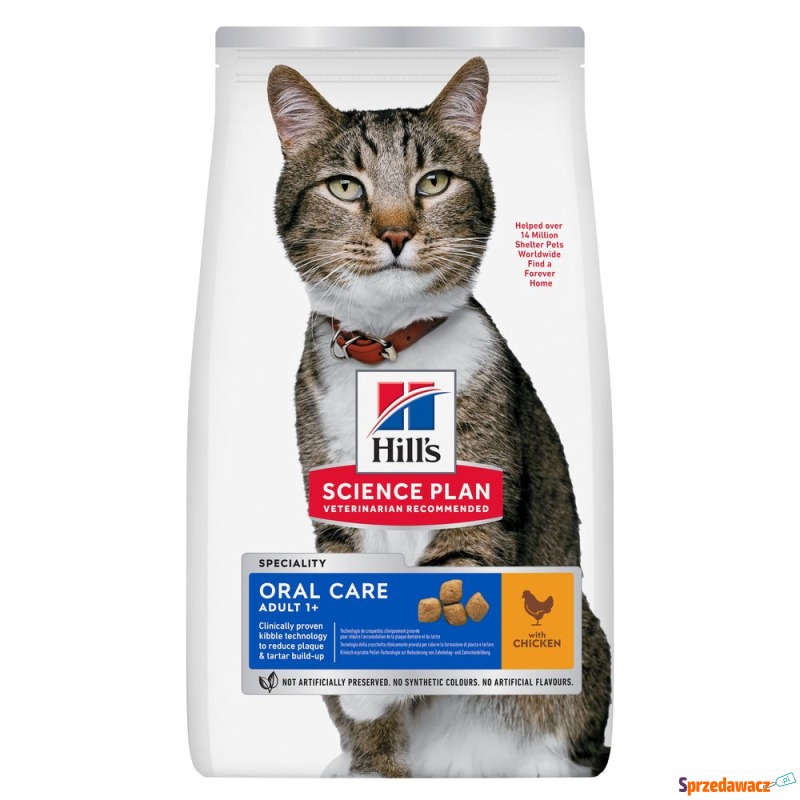 Hill's Science Plan Oral Care Adult, kurczak -... - Karmy dla kotów - Lębork