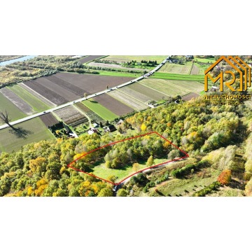 Widokowa działka rolna z panoramą na Dunajec