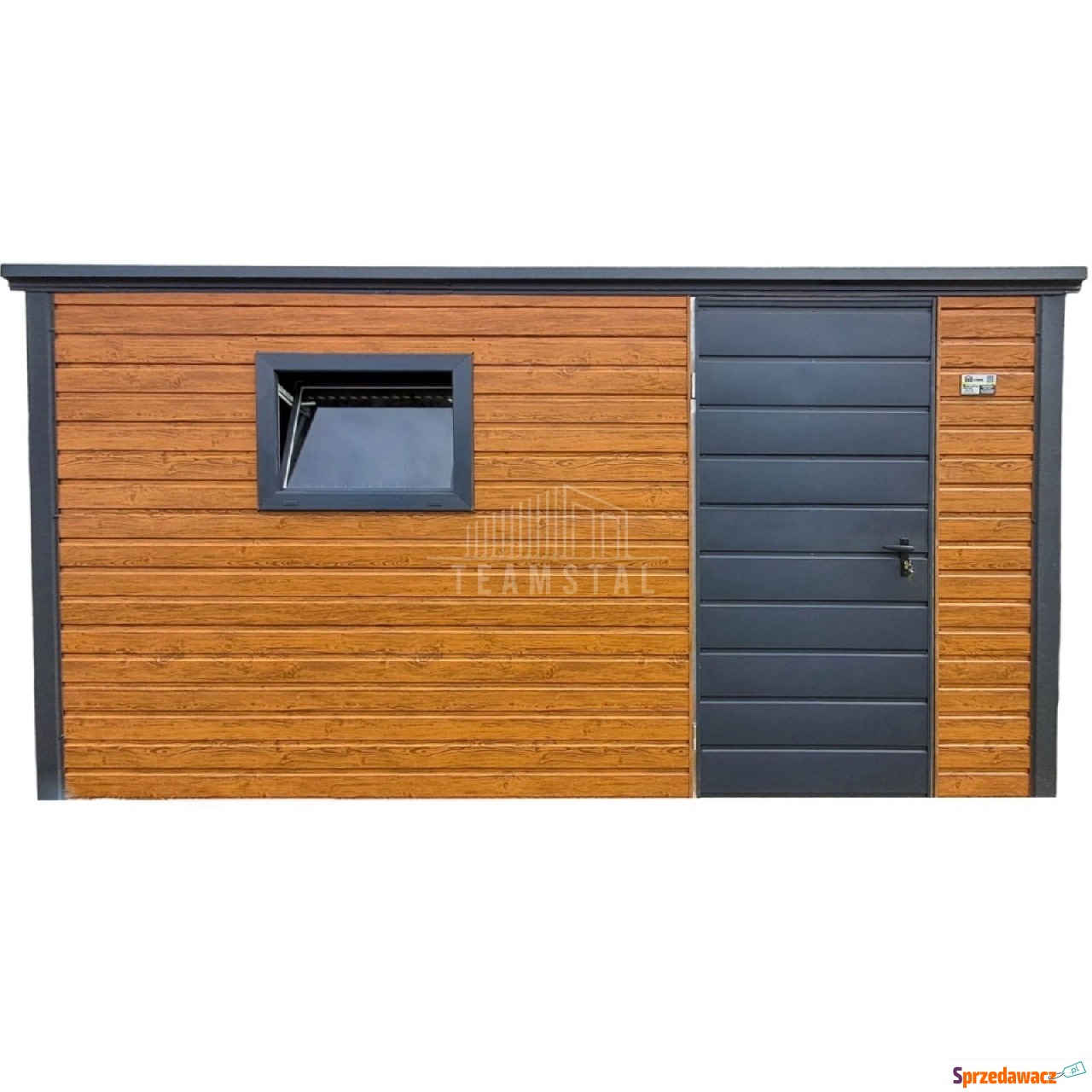 Schowek domek ogrodowy 4x2m drzwi...