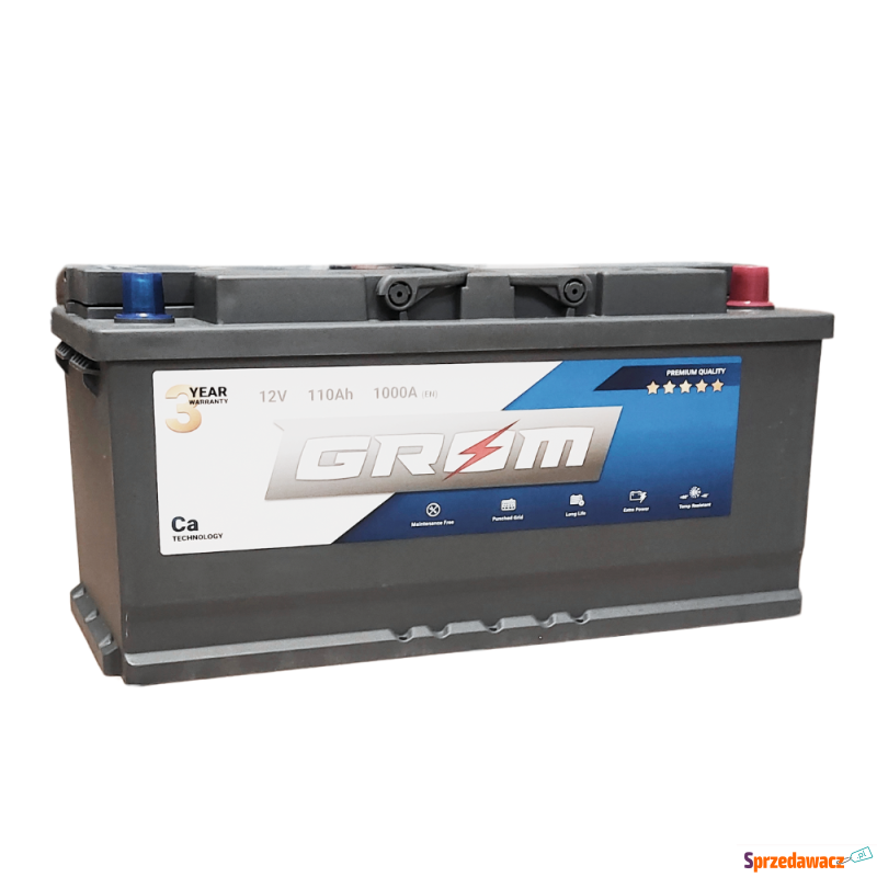 Akumulator Grom Premium 110Ah 1000A...