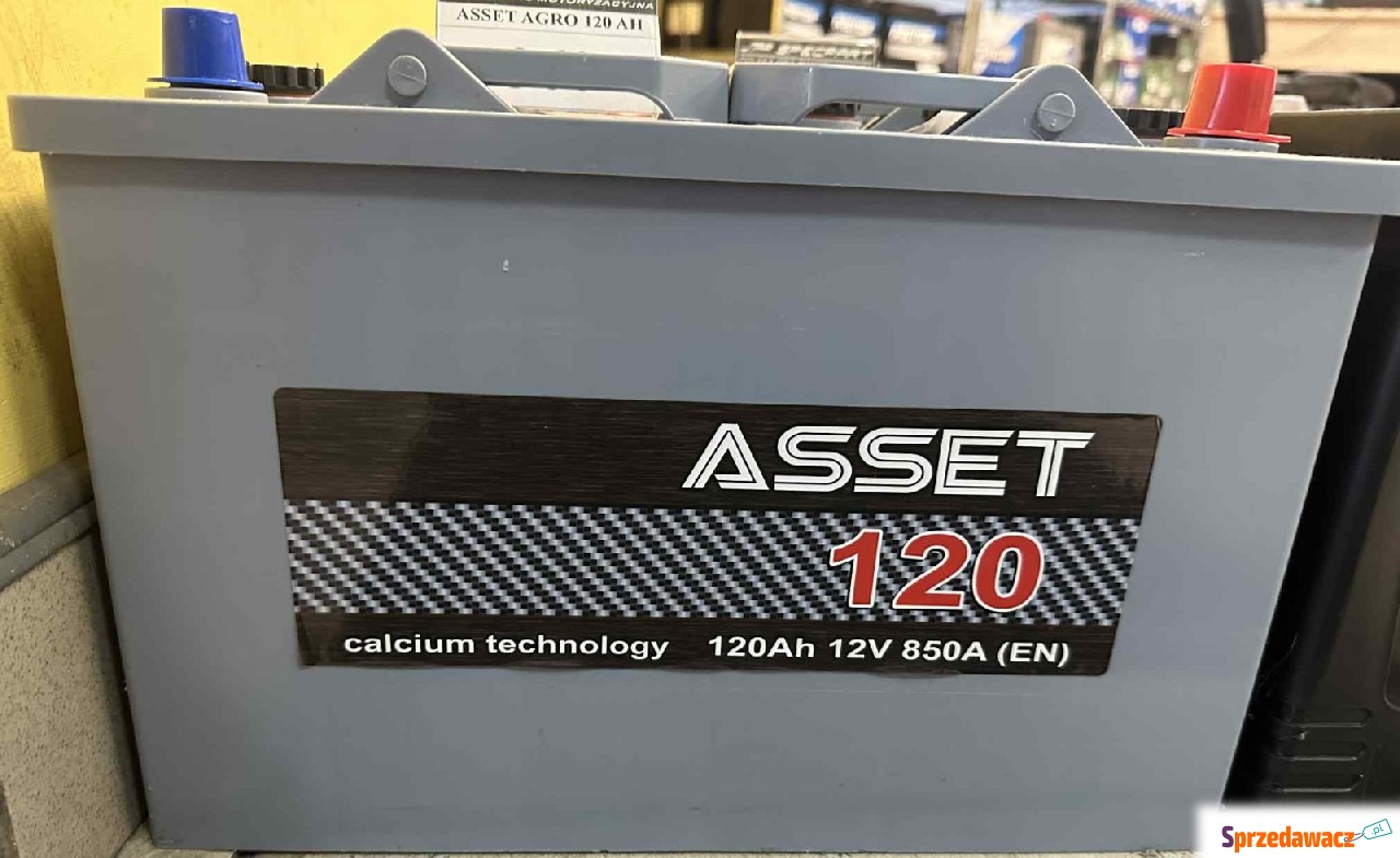 Akumulator Asset Agro 120 ah 850A...