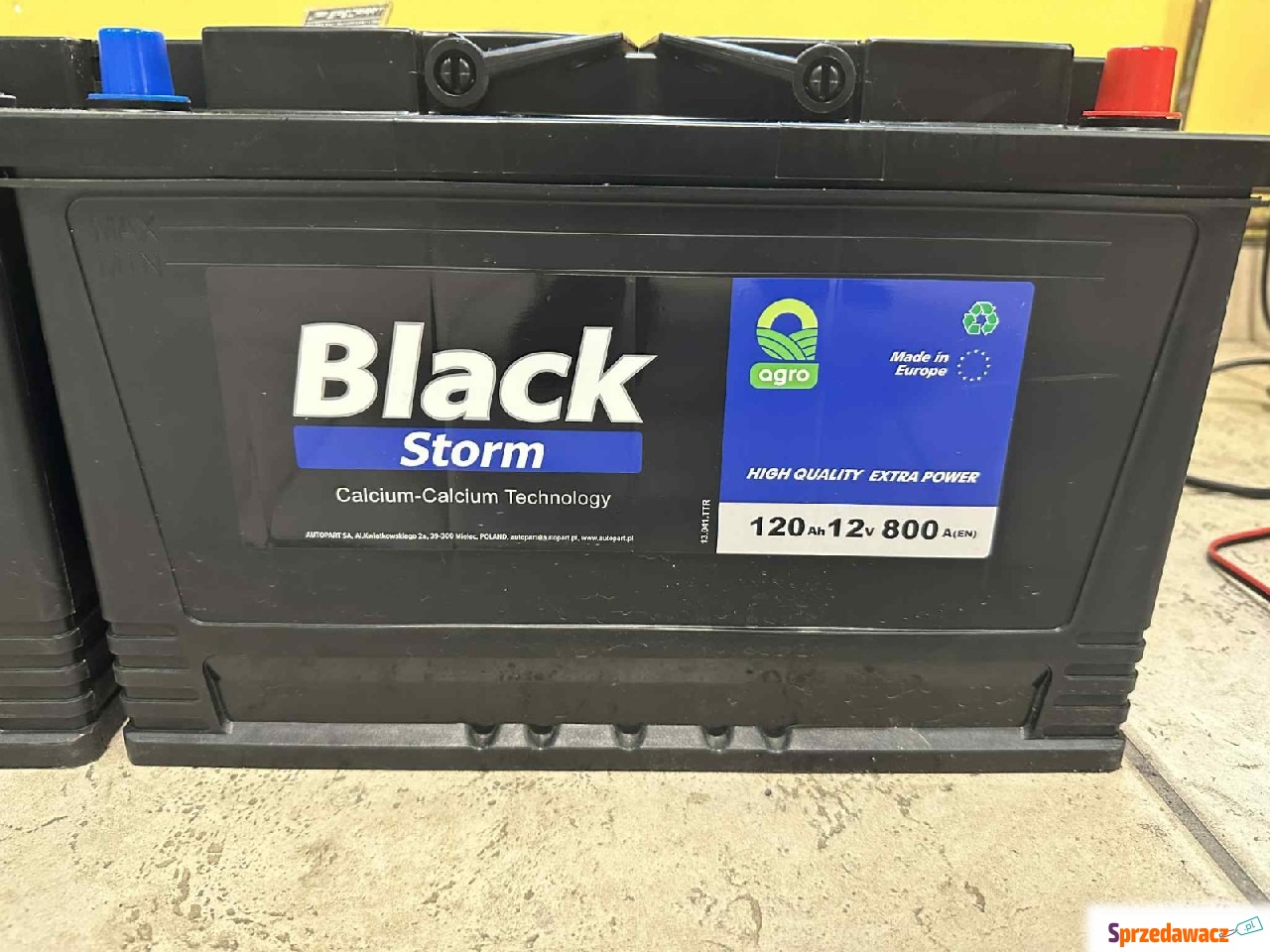 Akumulator Black Storm Agro 120...