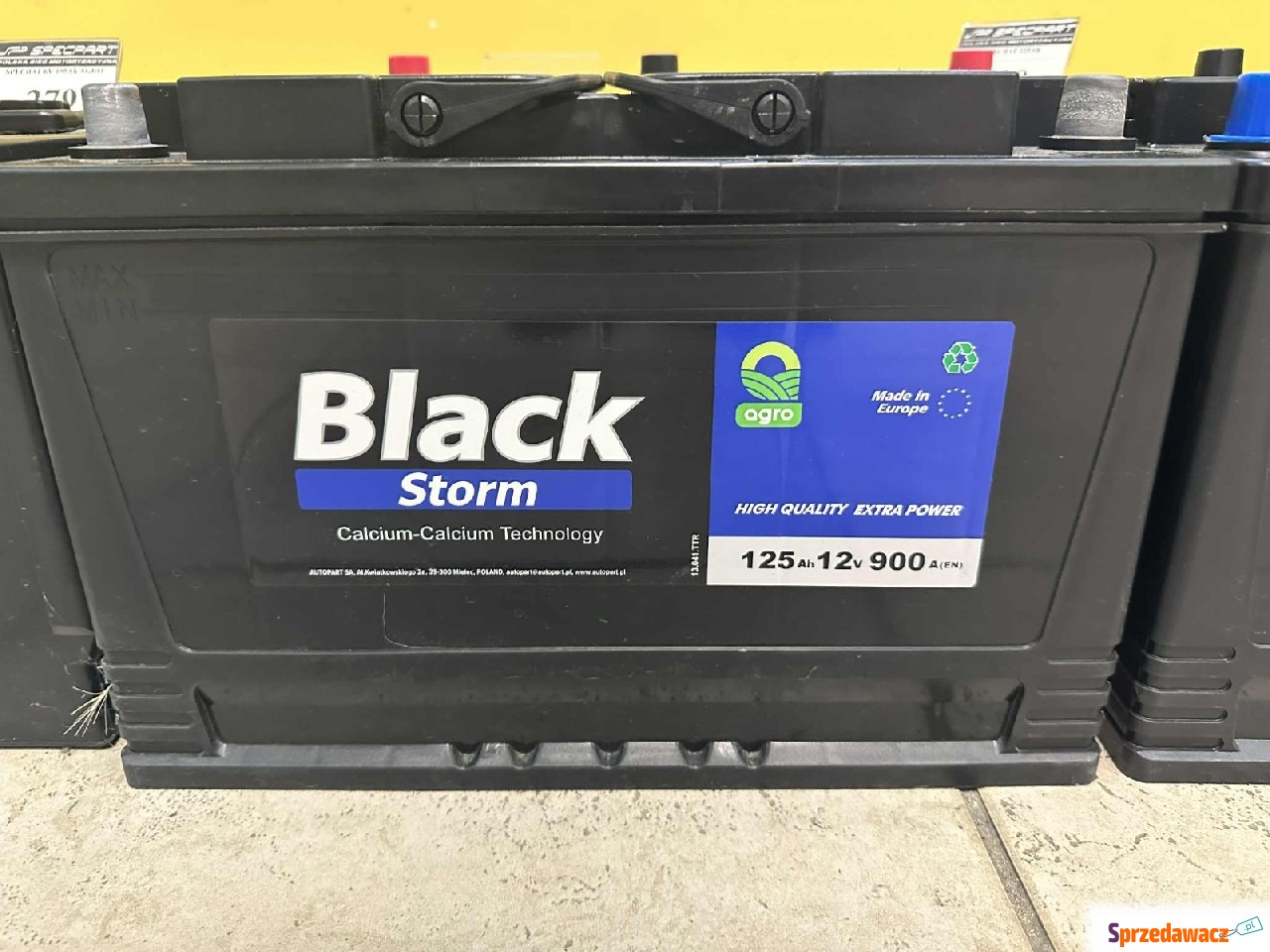 Akumulator Black Storm Agro 125...