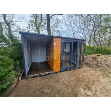 Schowek Domek Ogrodowy 2,5x2,5m wiata 1,5m - drzwi... - Altany, domki, namioty - Nowy Tomyśl - zdjęcie 3