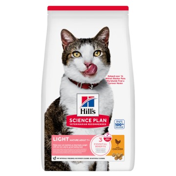 Hill's Science Plan Light Mature Adult 7+, kurczak - 2 x 7 kg