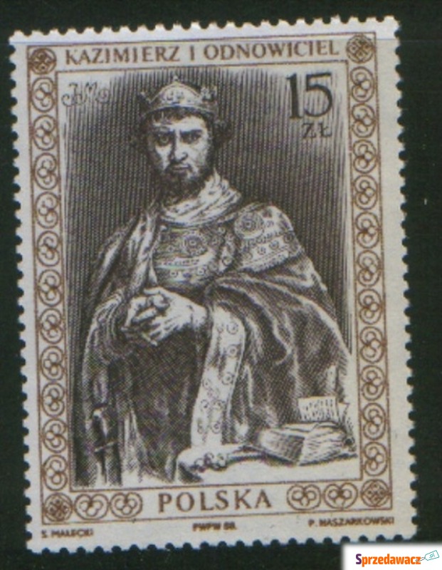Polska zn.  **  wykaz w opisie