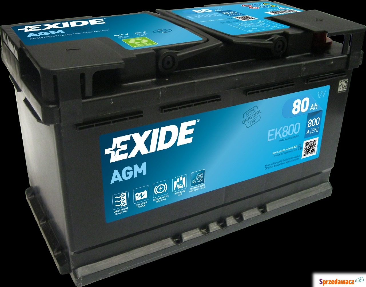 Akumulator Exide AGM start&stop...
