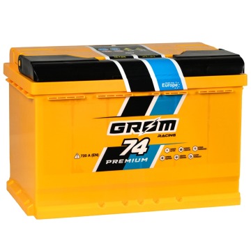 Akumulator Grom Racing 74Ah 720A Prawy Plus -... - Akumulatory - Opole - zdjęcie 1