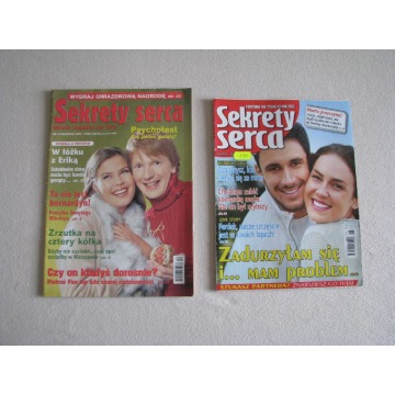 Magazyn Sekrety serca - 2003 i 2019 r.