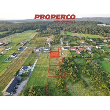Działka Chęciny sprzedam, pow. 1038 m2  (10.4a), uzbrojona - zdjęcie 2