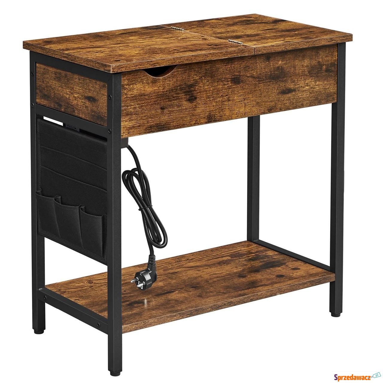 Stolik z gniazdkami i USB, 60x32x60...