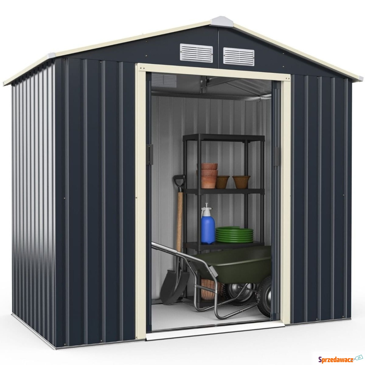 Metalowa szopa ogrodowa 213 x 127...