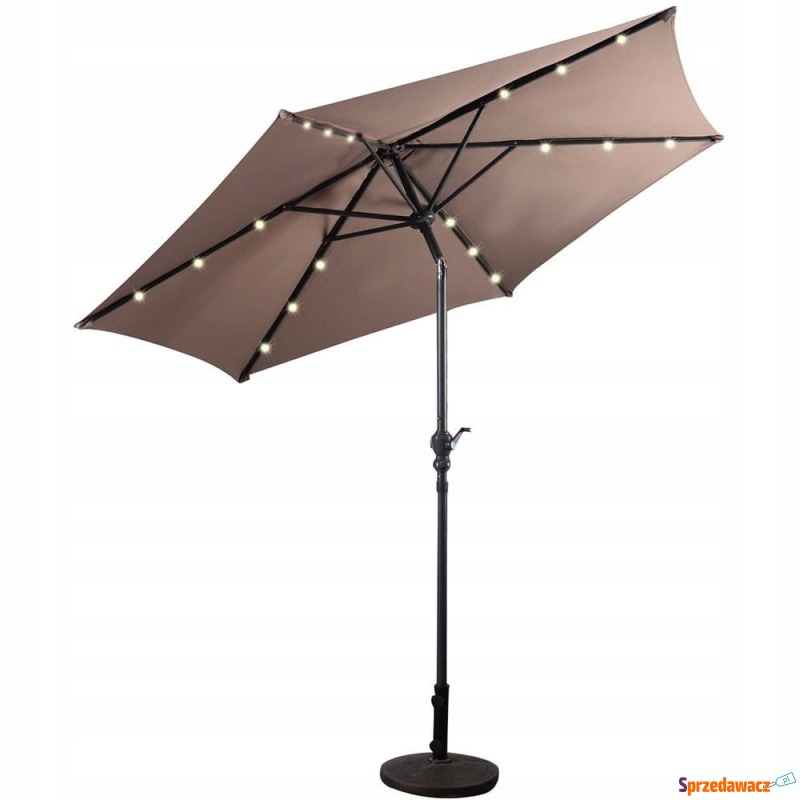 Parasol ogrodowy z diodami sol...