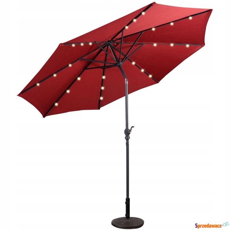 Parasol ogrodowy z solarnymi d...