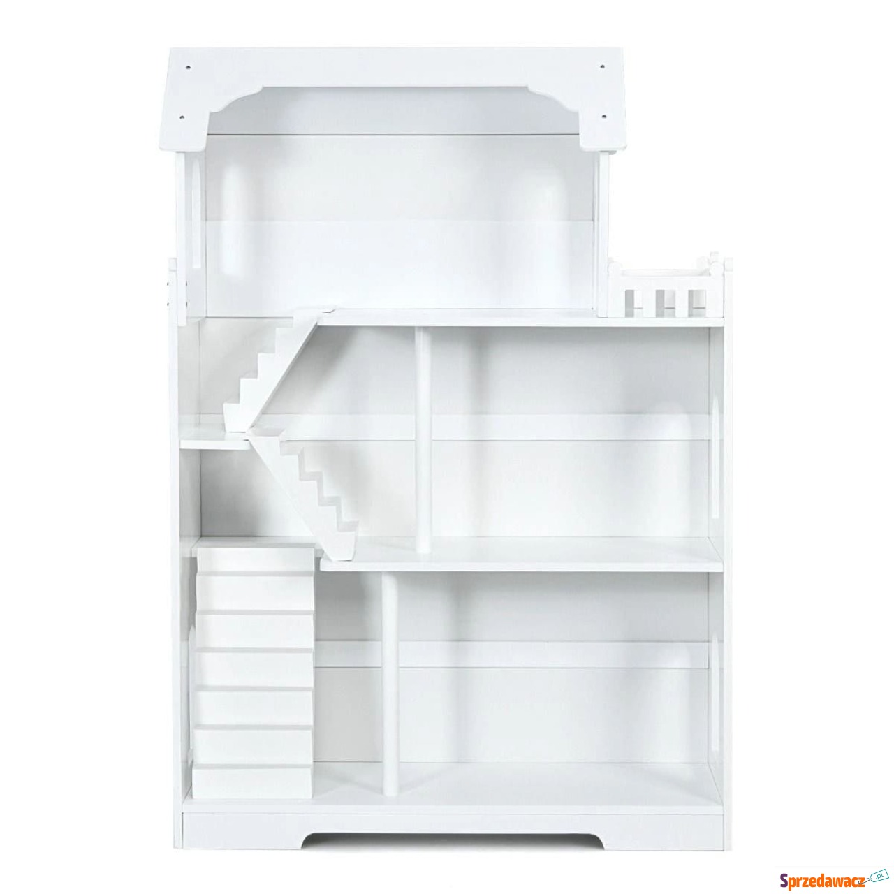 Drewniany domek regał 2w1 116 cm