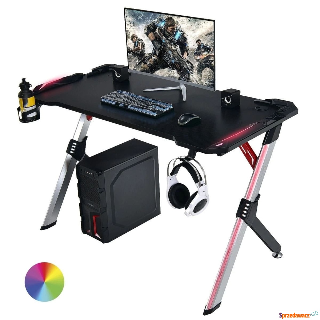 Ergonomiczne biurko do gier ze...