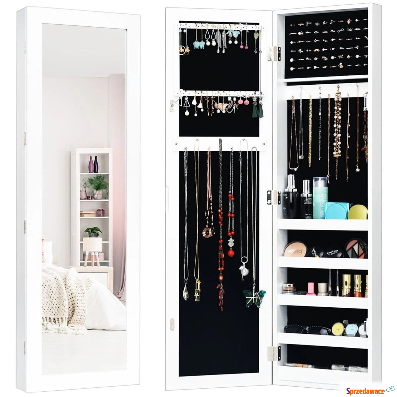 Szafka na biżuterię z lustrem 30...