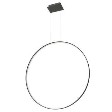 SELSEY Lampa wisząca Retore średnica 110 cm 3000K czarna - Genesis