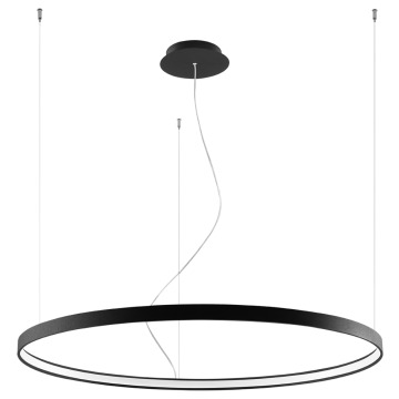 SELSEY Żyrandol Retore średnica 110 cm 3000K czarny - Genesis