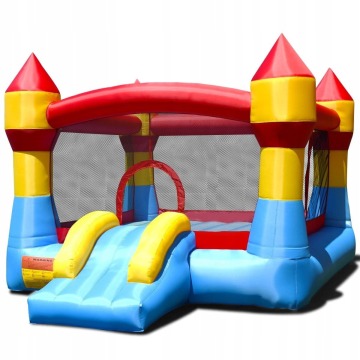 Dmuchany zamek trampolina ze zjeżdżalnią