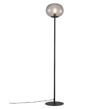 SELSEY Lampa podłogowa Alton 150 cm na czarnej podstawie - Genesis