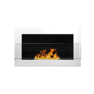SELSEY Biokominek Astralis 65x40 cm z certyfikatem TÜV Biały połysk - Genesis