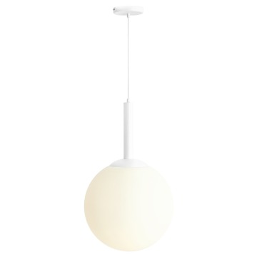SELSEY Lampa wisząca Mauric x3 średnica 40 cm biała - Genesis