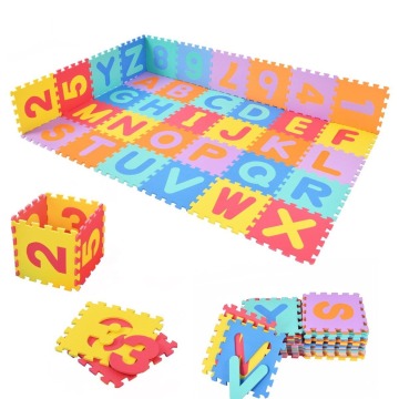 Duża piankowa mata edukacyjna puzzle
