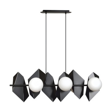 SELSEY Lampa wisząca Ankona czarna x6 - Genesis